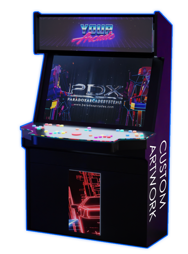 Paradox Arcade System - 'FTL/COLOSSUS' - XL Flagship 4 Player Arcade (Premium) 43" Monitor