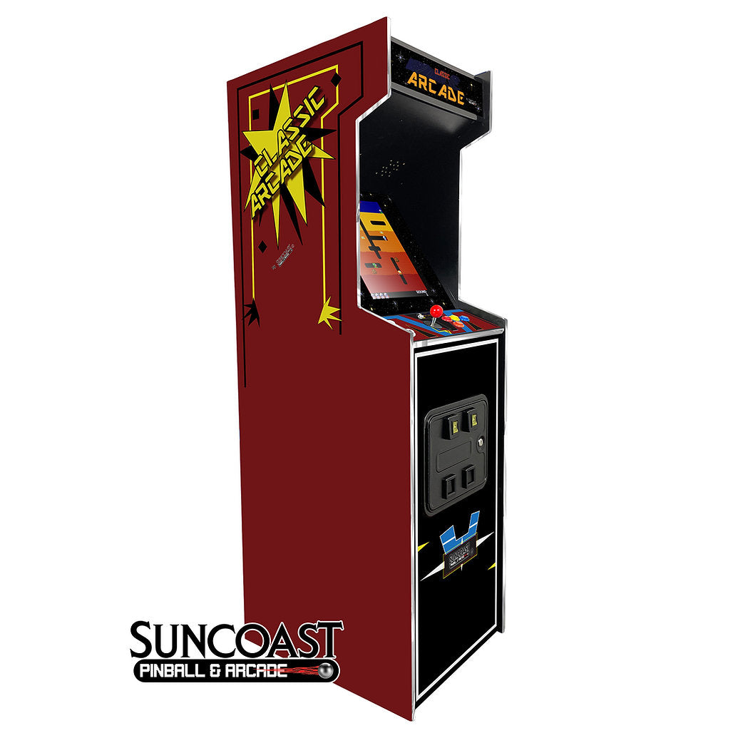 Suncoast Arcade - Full Size Multicade Arcade Machine | 60 Games Graphic Option E