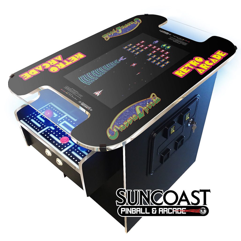 Suncoast Arcade - Premium XL Cocktail Arcade | 60 Games | 24" Screen |