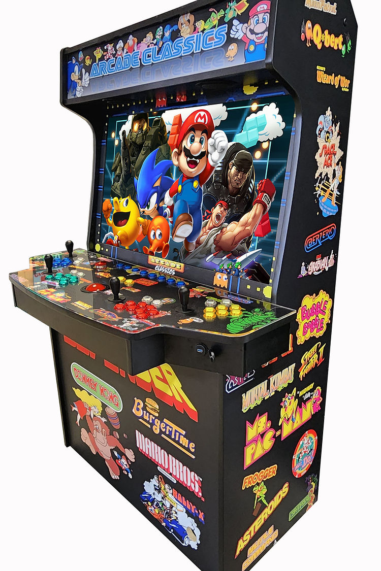 N2FUN - 43" 4K 4-Player Upright Arcade Game (Choice of Artwork)